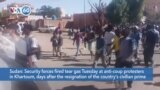 VOA60 Africa - Sudan Pro-democracy Groups Call for Mass Anti-Coup Protests