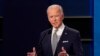 លោក Joe Biden អតីតអនុប្រធានាធិបតីនិងបេក្ខជនប្រធានាធិបតីខាងគណបក្សប្រជាធិបតេយ្យ ថ្លែងនៅក្នុងការជជែកដេញដោលបេក្ខជនប្រធានាធិបតីលើកទី១ នៅទីក្រុង Cleveland រដ្ឋ Ohio សហរដ្ឋអាមេរិក ថ្ងៃទី២៩ ខែកញ្ញា ឆ្នាំ២០២០។