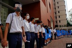 La protesta del lunes 9 de septiembre se suma a las ocurridas durantes más de dos meses en Hong Kong.