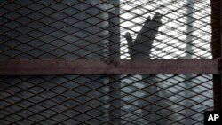 Prison de Torah au Caire, 22 août 2015. (Photo AP)