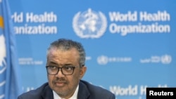 Tổng giám đốc Tổ chức Y tế Thế giới (WHO), Tedros Adhanom Ghebreyesus.