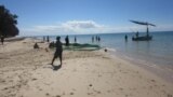 Praia de Vilanculos, em Inhambane, que perdeu muitos hotéis com o ciclone Dineo