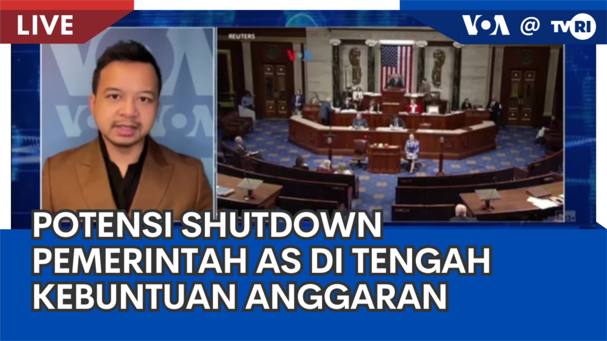 Laporan VOA untuk TVRI: Potensi Shutdown Pemerintah Amerika Serikat, di Tengah Kebuntuan Anggaran