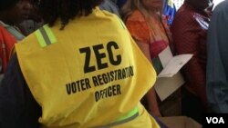 Zimbabwe voter registration 2018 election