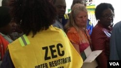 FILE: Zimbabwe voter registration 2018 election.