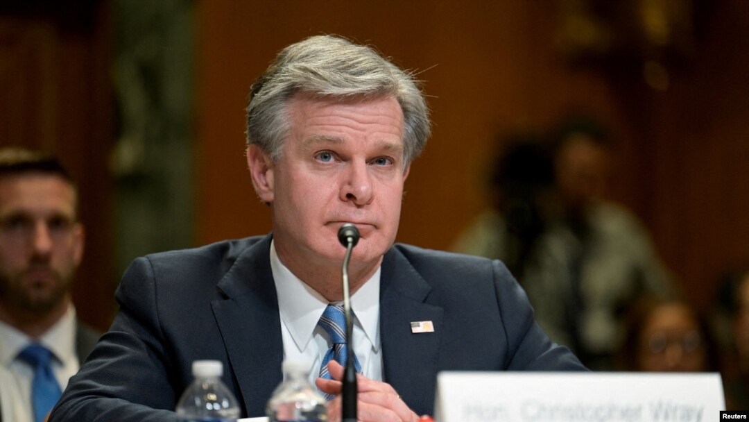 ARHIVA: Direktor FBI Kristofer Rej na pretresu o predlogu budžeta, 10. maja 2023. /Foto Rojters/Craig Hudson) 