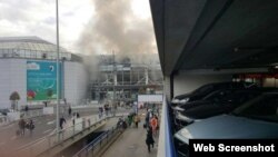 Brüssel aeroportunda partlayış 