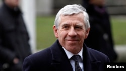 Mantan Menteri Luar Negeri Inggris Jack Straw (Foto: dok). 