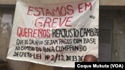 Greve dos trabalhadores da Tuboscope-Angola, em Luanda