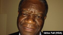 Le Dr Denis Mukwege, lauréat du prix Sakharov 2014 (Photo Idriss Fall, VOA)