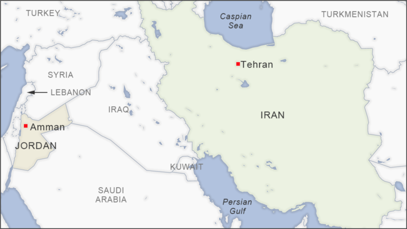 ئوردن 8 مووشەکی ئێران تێکدەشکێنێت