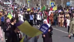 8 Mart'ta Kadınlar Diyarbakır'da da Sokaktaydı