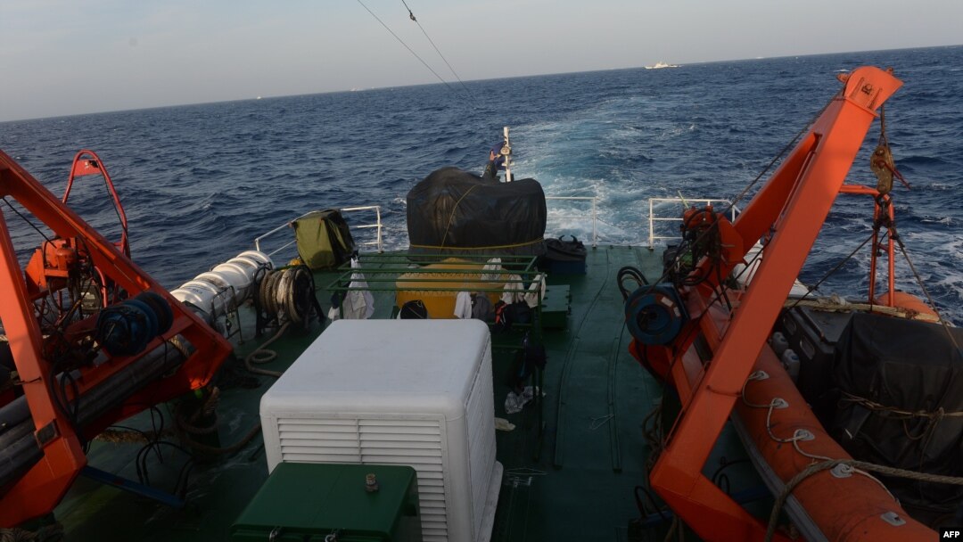 Anjungan minyak China di perairan sengketa Laut China selatan (foto: dok).