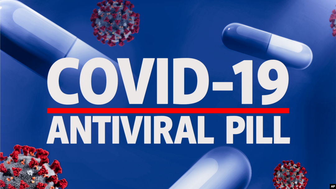 Hình ảnh biểu tượng thuốc viên chống virus COVID-19.