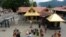 FILE - Indian Hindu devotees are pictured at the Lord Ayyappa temple at Sabarimala in the southern state of Kerala, Oct. 18, 2018.