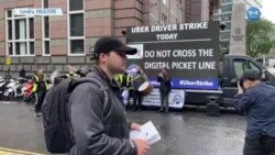 Londra'da Türkiye Göçmeni Uber Sürücüleri Eylem Yaptı