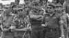 Maj. Gen. Suharto, 2nd left with sunglasses, is shown in this Oct. 6, 1965 file photo. Former dictator Suharto, an army general who crushed Indonesia's communist movement and pushed aside the country's founding father to usher in 32 years of tough rule.