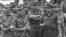 Maj. Gen. Suharto, 2nd left with sunglasses, is shown in this Oct. 6, 1965 file photo. Former dictator Suharto, an army general who crushed Indonesia's communist movement and pushed aside the country's founding father to usher in 32 years of tough rule.