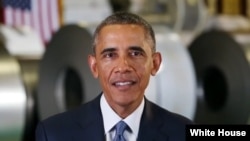 President Obama delivers his weekly address for October 4, 2014. 