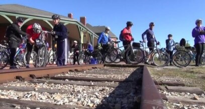 Old Tracks Find New Purpose as Cyclists Ride Rails
