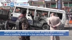 VOA60 Addunyaa - Afghanistan: Four people killed, nine wounded in roadside bomb attack
