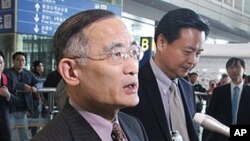 비핵화회담에 참석하기 위해 베이징에 도착한 위성락 한반도평화교섭본부장