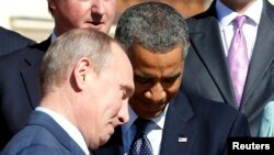 Başkan Obama ve Rusya Cumhurbaşkanı Putin, geçen yıl St. Petersburg'daki G20 toplantısında