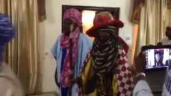 Sabon Sarkin Kano, Alhaji Sanusi Lamido Sanusi, yana fitowa don tar at Baki, Yuni 12, 2014