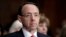 FILE - Then-Deputy Attorney General-designate Rod Rosenstein, appears on Capitol Hill in Washington, during his confirmation hearing before the Senate Judiciary Committee, March 7, 2017. 
