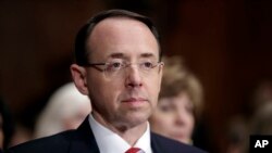 Rod Rosenstein, vicefiscal general de Estados Unidos.