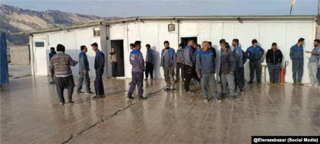 اعتراض کارگران در بوشهر