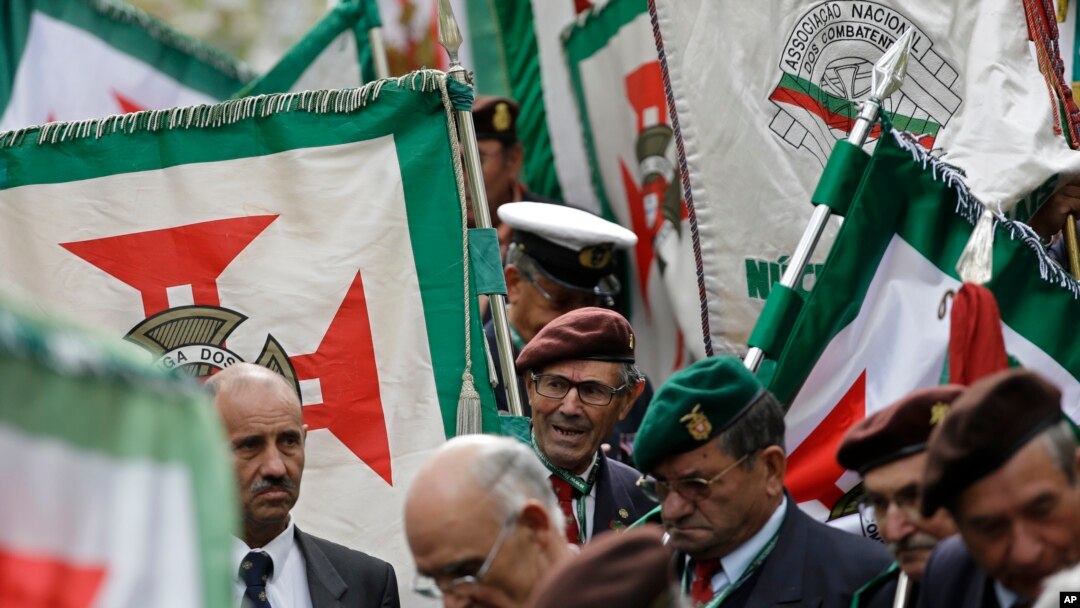 Bamwe mu basirikare ba Portugal 