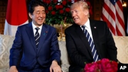 Синдзо Абэ и Дональд Трамп