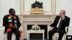VaEmmerson Mnangagwa naVaVladmir Putin