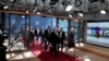 Američki državni sekretar Majk Pompeo dolazi na sastanak SAD i E3 u Briselu (Foto: AP/Virginia Mayo)