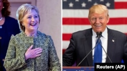 Democratic presidential candidate Hillary Clinton, left, and Republican presidential candidate Donald Trump are the front-runners going into Super Tuesday contests.