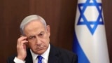 Thủ tướng Israel Benjamin Netanyahu tham dự cuộc họp nội các hàng tuần tại văn phòng thủ tướng ở Jerusalem, ngày 25/6/2023.
