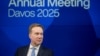 World Economic Forum president and CEO Borge Brende looks on during a press conference to present the upcoming WEF annual meeting held in Davos, in Geneva, on Jan. 14, 2025. 