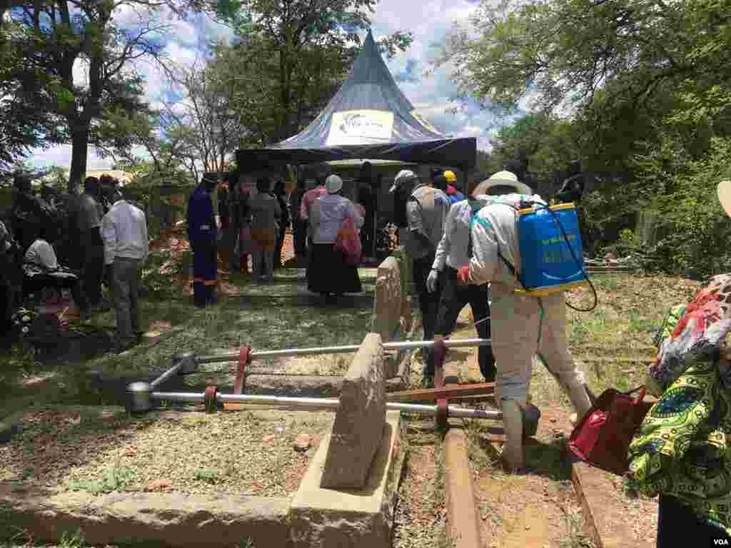 The late Bekezela Maduma Fuzwayo was laid to rest in Gwanda on Monday. (Photo: Albert Ncube)