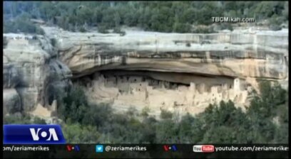 Parku kombëtar i Mesa Verdes, në Kolorado