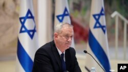 بنی گانتز، وزیر دفاع اسرائيل - آٰشیو