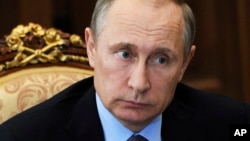  Vladimir Putin, shugaban kasar Rasha 