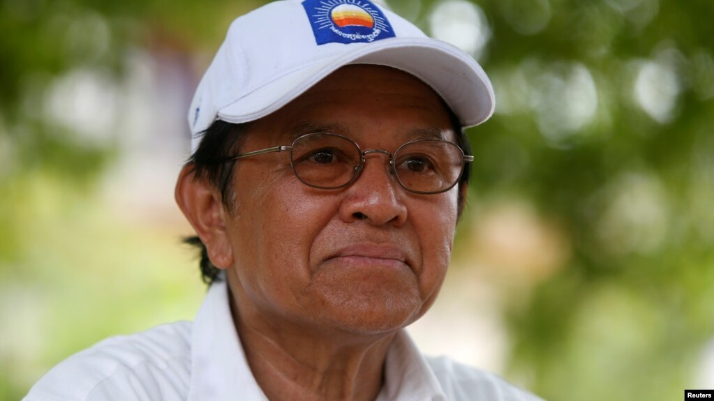 រូបឯកសេារ៖ លោក កឹម សុខា ប្រធានគណបក្សសង្គ្រោះជាតិដែលត្រូវបានរំលាយ។