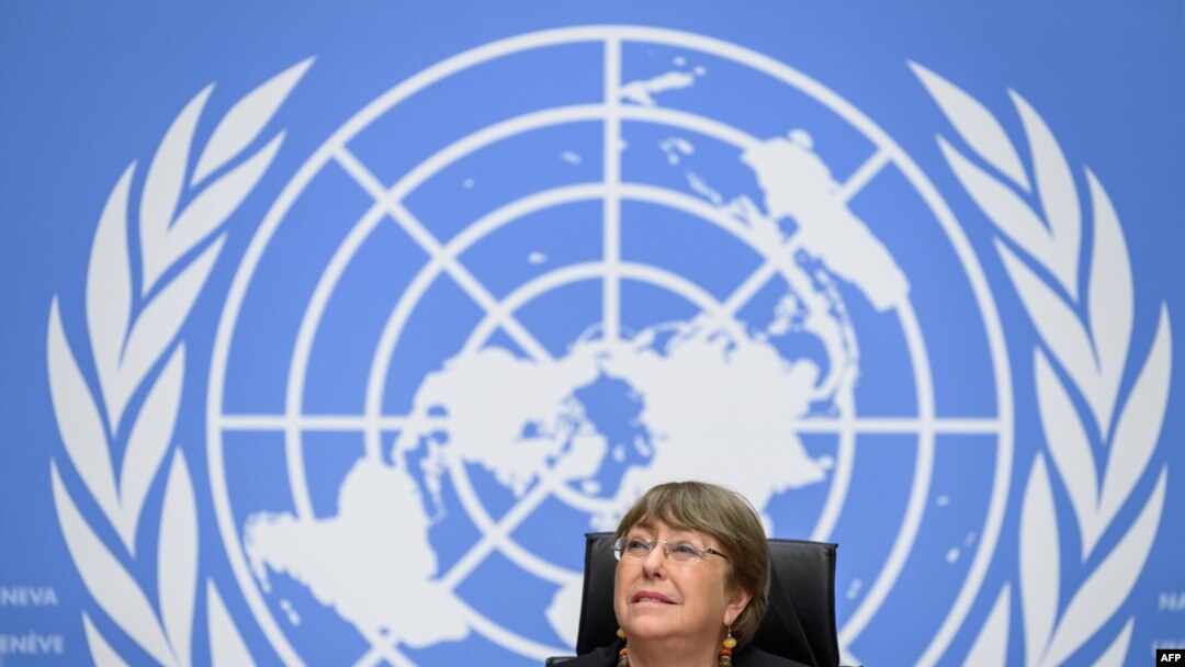 Michelle bachelet ni komiseri mukuru w’ishami rya ONU ryita ku burenganzira bwa muntu