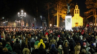 Protesti u Crnoj Gori zbog masakra na Cetinju