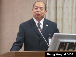 台湾国家安全局长杨国强(美国之音张永泰拍摄)