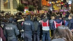 Kadın Hakları Protestosuna Polis Müdahalesi