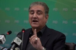 Menlu Pakistan Shah Mehmood Qureshi di Islamabad, 15 Desember 2020. (Foto: dok).