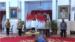 Presiden Jokowi dalam acara Musrembangnas Tahun 2021 di Istana Negara , Jakarta, Selasa (4/5) mengatakan Green dan Blue Economy bisa menjadi kekuatan ekonomi Indonesia di masa depan (Foto: Courtesy/Biro Setpres)