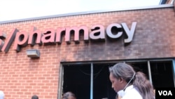 La farmacia CVS que fue quemada durante los disturbios tras la muerte de Freddy Gray, en abril.